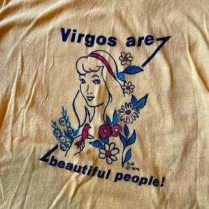 Vintage “Virgo’s are beautiful people” tshirt